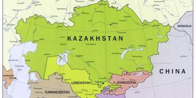 Uzbekistan russia map